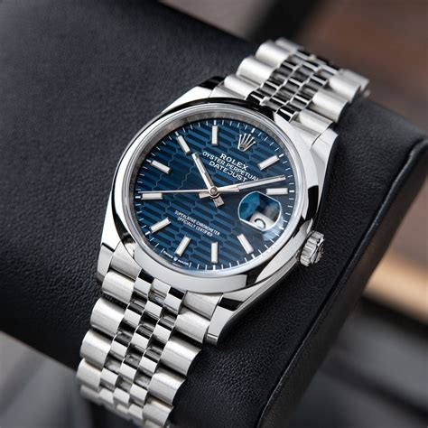 datejust rolex 26mm bleu jubilee|rolex datejust 36mm price.